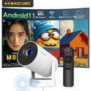 Magcubic HY300 Ultra Portable 4K Projector with Speaker Electronic Focus 300ANSI Outdoor Movie Android11 BT5.4 Camping Projector